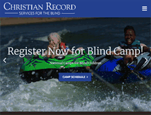 Tablet Screenshot of christianrecord.org